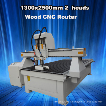 CNC Router Machine à couper le bois pour le travail en 3D